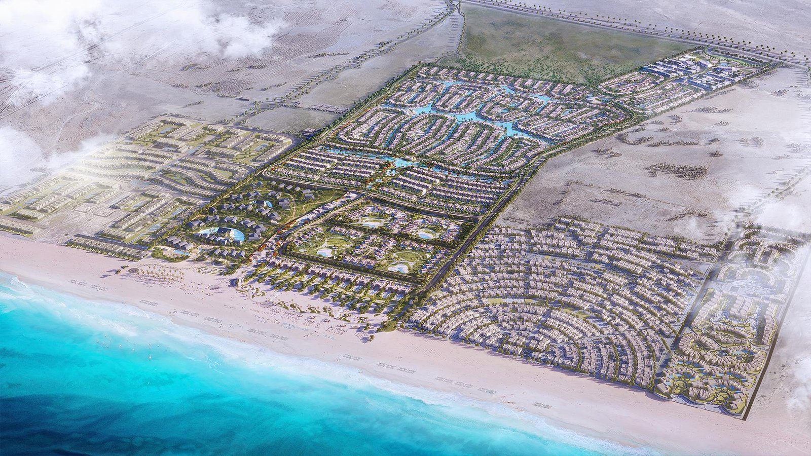 featuring serene community spaces, water features, and refined coastal architecture designed for modern luxury living.